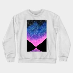 Purple Night Sky Crewneck Sweatshirt